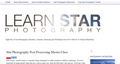 Desktop Screenshot of learnstarphotography.com